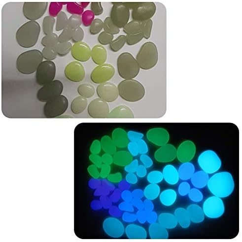 JASH Glow in The Dark Pebbles -31 Pcs