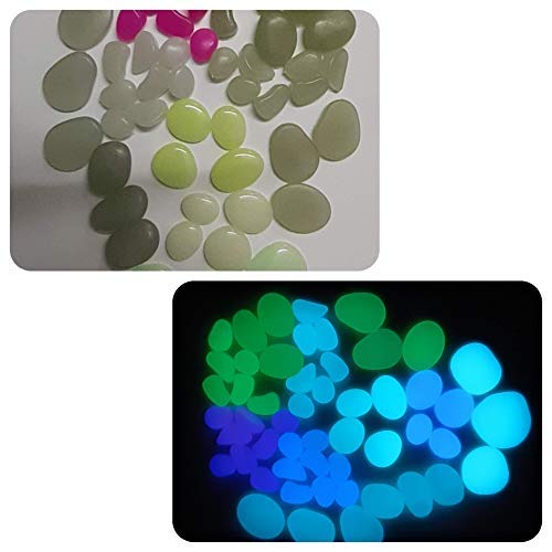 JASH Glow in The Dark Pebbles -31 Pcs