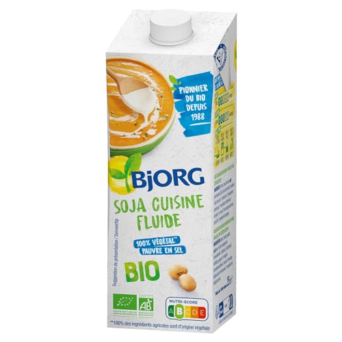 Aide Culinaire Bio Soja Cuisine Fluide Bjorg La Brique De 250 Ml - vue 4