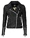 Produktbild Maze Damen Biker Lederjacke Mit Leoprintfutter Romie Black S