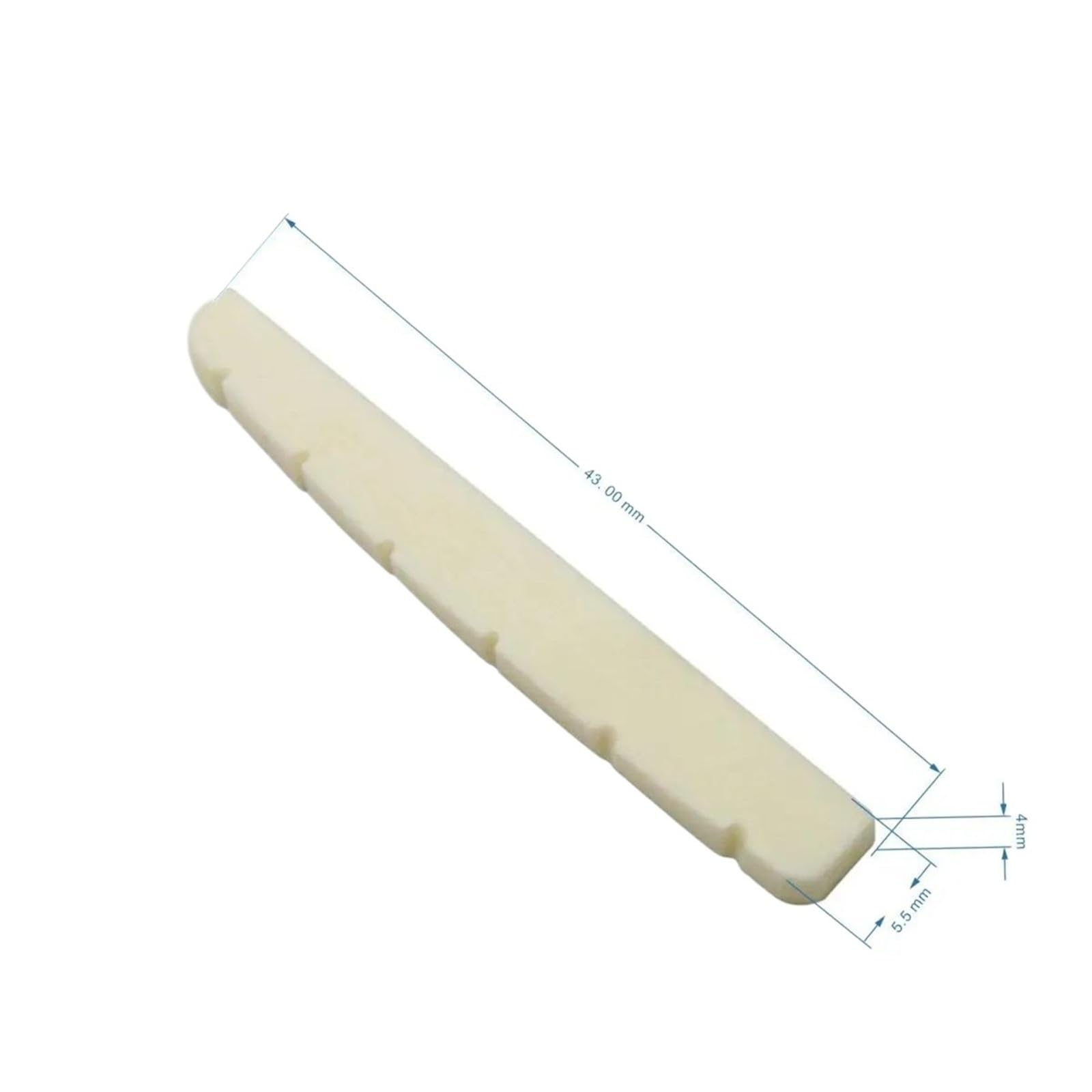 2szt Nakrętka do gitary elektrycznej z kośćmi i rowkami 43mm