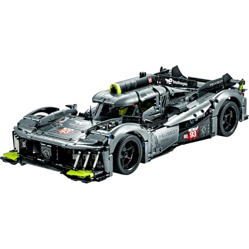 LEGO Technic Peugeot 9X8 24H Le Mans Hybrid Hypercar 42156 Building Kit (1,775 Pieces),Multicolor