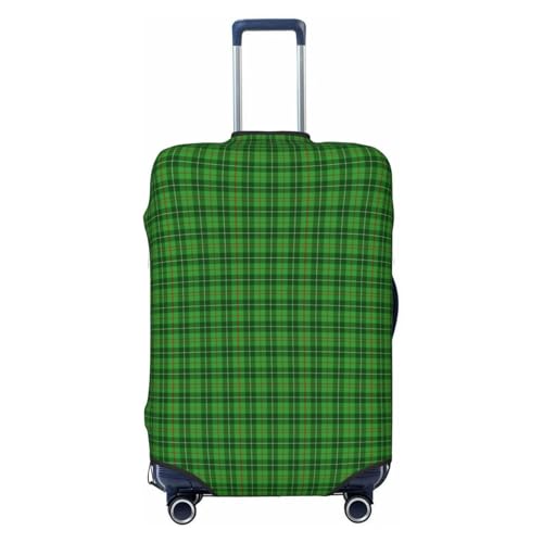 Clan Galloway Surname Last Name Scottish Clan Tartan Luggage Cover, Protective Washable Suitcase Cover - Travel Fashion Elastic Suitcase Protector Large - Main Image