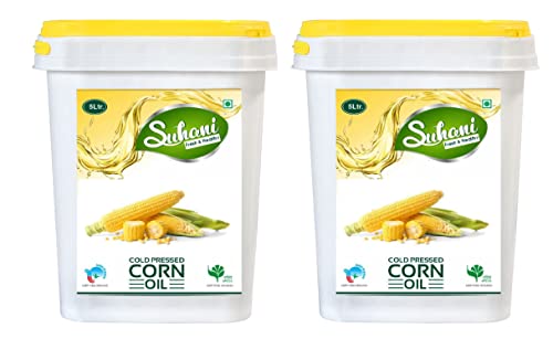 Image of Eywa Seeds & Exports Pvt Ltd Organic Corn Oil (10 Liter) Cold Pressed /Wood Pressed Oil | Corn /Makkai Kachi Ghani Oil /Tel (Suhani)
