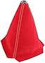BESULEN Car Shift Boot Cover, Suede Leather Shift Knob Boot Dust Cover, Manual/Auto Shifter Boot Sleeve Replacement, Handbrake Gaiter Boot Dust Cover Car Interior Accessories