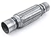 RP Remarkable Power, RK7541 Exhaust Flex Pipe 2.25" x 8" Heavy Duty Stainless Steel 12"OL