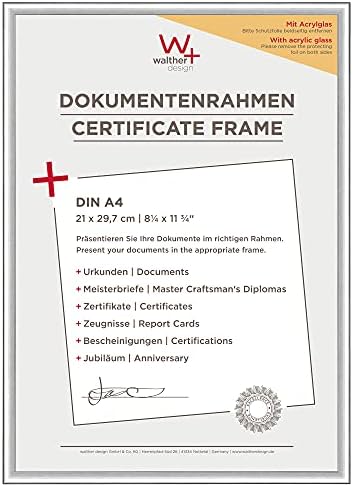 walther design KV824G New Lifestyle Plastikowa ramka na zdjęcia, 18x24 cm, złota