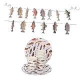 INOOMP 1 セットりテーマの 日パーティー用 使い捨 テーブルウェア アウトド