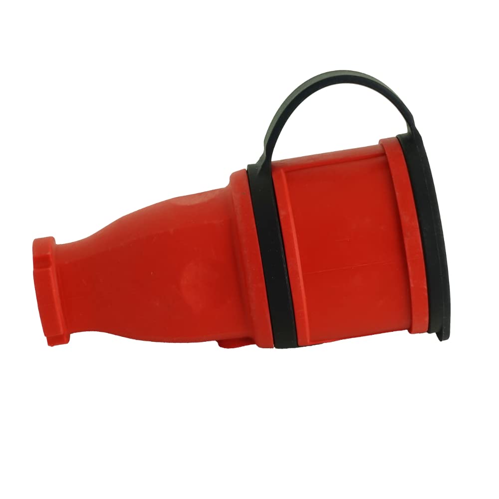 Baustellen Strom Schwabe Gummikupplung 230V/16A – Schutzkontakt Für Baustelle & Werkstatt, Made In Germany Schutzkontaktkupplung IP20