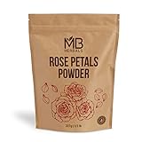 MB Herbals Rose Powder 8 oz | 227G / 0.5lb | For Natural Face Packs & Facial Mask Formulations | 100% Pure & Natural | No Chemical Preservative | No Artifical Color | Rose Petals Powder