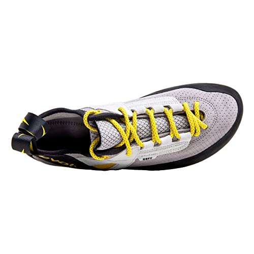 Evolv Defy Lace Climbing Shoes - Men's Fog Gray/Banana 11 #TOP28