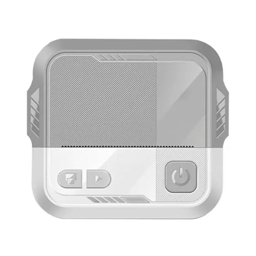 Impresora térmica portátil genérica – Mini impresora inalámbrica Inkless con conexión de aplicación, USB recargable, para notas, etiquetas y proyectos de bricolaje (White)