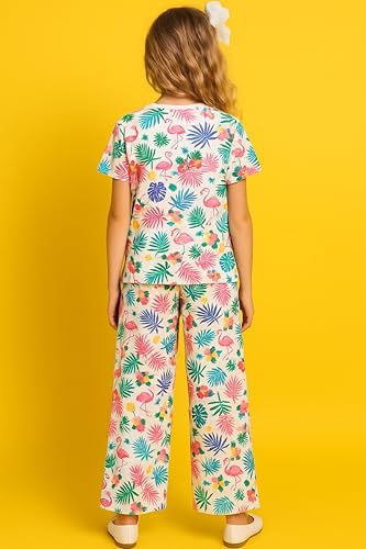 Image of TotzTouch Night Dress Kids Girls - Soft, Comfy & Adorably Stylish Printed Pyjama Set Age 6 Months to 15 Years