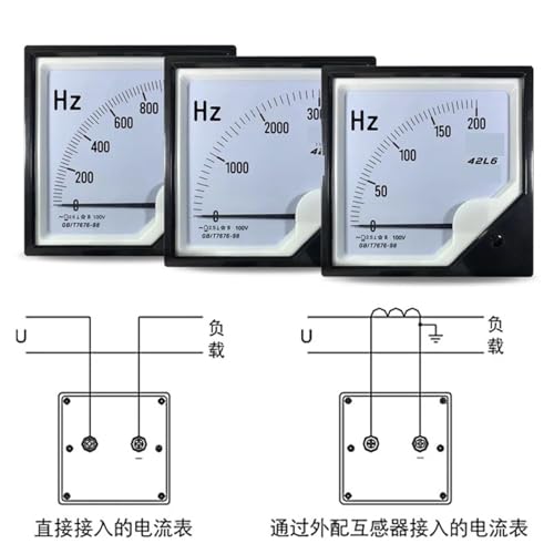 Voltímetro de panel 42L6 para control de corriente alterna en tableros 4