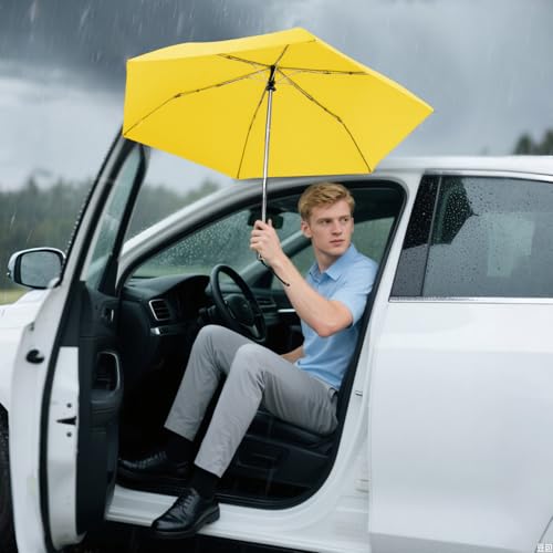 Lejorain Folding Automatic Umbrella Windproof - Tiny Umbrella for Travel Mini Sturdy Unbreakable Lightweight Umbrellas for Rain — view 2
