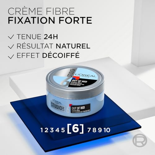 Cire Coiffante Crème Effet Décoiffé 24h Studio Line 'oreal Paris Le Pot De 150ml - vue 7