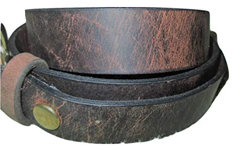 BELT * LEATHER * Worn Leather Look * 1-1/2