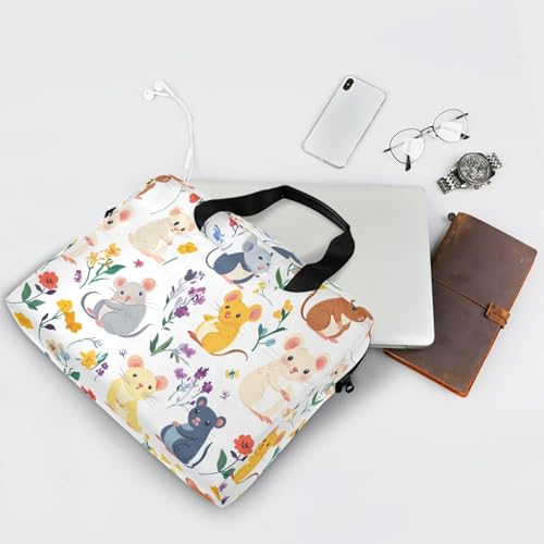 Maletín para portátil unisex 15.6 pulgadas con correa y asa miniatura 7
