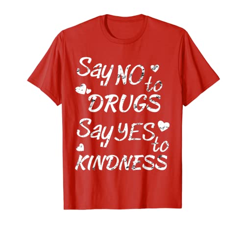 Red Ribbon Week Say No To Say Yes To Kindness Women T-Shirt