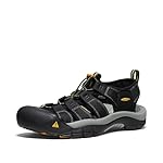 KEEN Newport H2, Sandalias para Hombre, Negro, 46 ...: RESISTENTE AL AGUA: Correas sintéticas lavables de secado rápido y forro para uso activo dentro y fuera del agua Apoyo y comodidad: el sistema de captura elástica de encaje proporciona un ajuste seguro mientras que ofrece un rápido y fácil de poner y...
