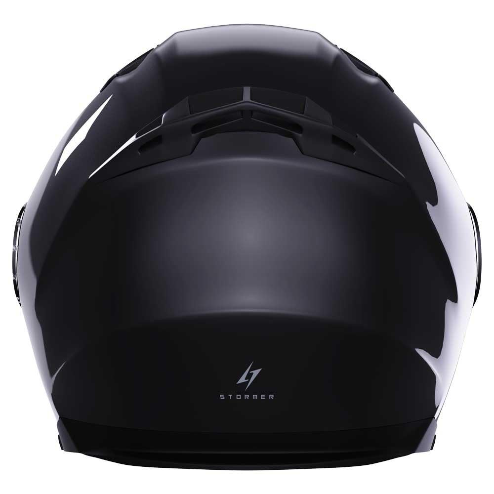 Kask motocyklowy/skuterowy otwarty STORMER Rival Black Pearly, ECE 22.06 – blenda przeciwsłoneczna, przystosowany do montażu interkomu Bluetooth i wkładki Pinlock