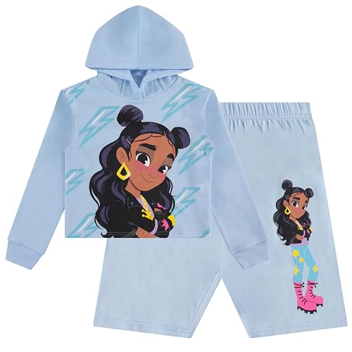 Image of Nickelodeon Girls That Girl Lay Lay Pullover Hoodie and Shorts Clothing Set - Little and Big Girl Sizes 4-16