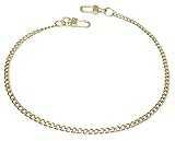 k-craft BG01 125cm Purse Metal Chain Strap Replacement Gold Crossbody Shoulder Strap Handbag