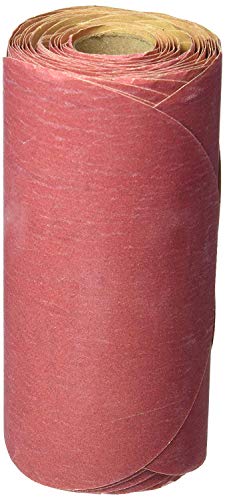 3M Stikit Red Abrasive PSA Disc, 01110, 6 in, P240, 100 Disc Roll for Auto Sanding, Primer Sanding, Rough Feather Edging