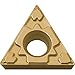 Kyocera TPMT 222GP CA5515 Grade CVD Carbide, 60 Degree Triangle, Positive Rake Angle, Neutral Turning Insert for Light Interruption and Finishing in Steel (10 pcs)