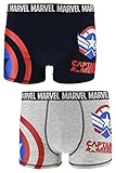  Avengers Hombre Calzoncillos (Azul Marino,M)