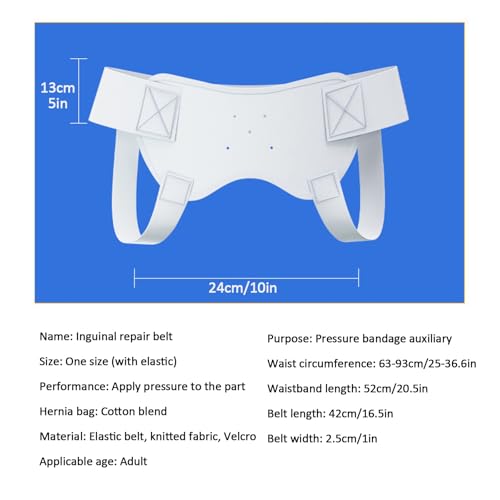 Faja para Hernia con Soporte Ajustable para Hombre miniatura 2