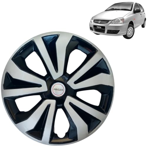 PRIGAN Wheel Cover for TATA Indica Vista 14 Inch Black ...