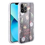 [Compatible con iPhone 13 Pro Max 6.7"] Esta funda navideña pintada a mano se adapta perfectamente a su iPhone 13 Pro Max 6.7". Alinea perfectamente todos los botones, puertos, altavoces y cortes de cámara del teléfono. Recordatorio cálido: al comprar el producto, seleccione el modelo de caja de teléfono correspondiente según sus necesidades.