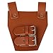 ClearUmm Medieval Leather Sword Dagger Frog Flintlock Case for Knight Assassin Warrior Pirate Costume Cosplay (Holster-2)