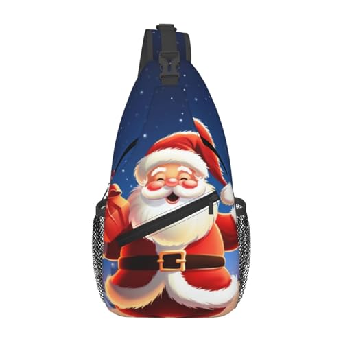 Bolso Cruzado Navideño de Santa Claus para Hombre y Mujer miniatura 1
