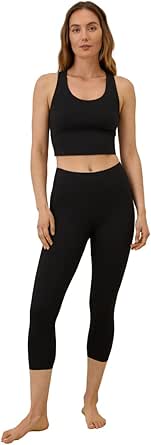 Pact Women's Organic Cotton Cropped Everyday Legging