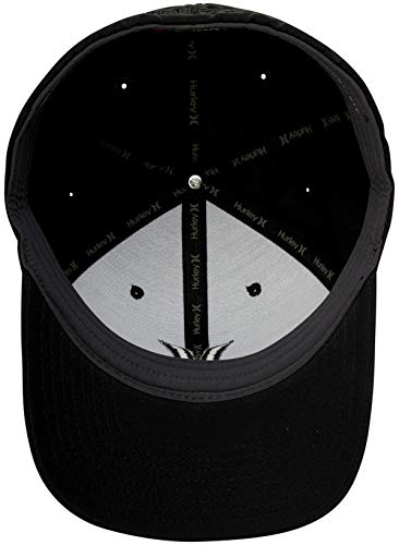 Hurley メンズ ワンアンドオンリー Flexfitキャップ ブラッ