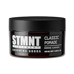 STMNT Grooming Goods Classic Pomade, 3.38 oz | Natural Shine | Strong Control | Easy to Wash Out