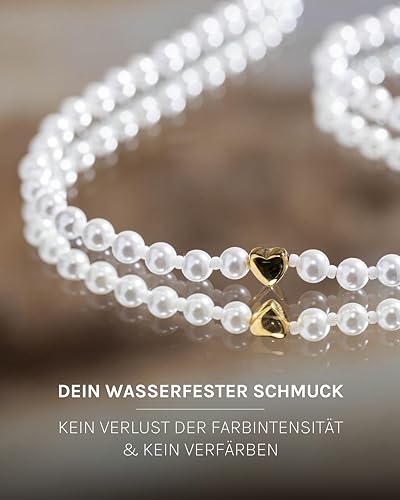 Purelei Lovely Kette Damen (Silber) – Halskette Damen aus langlebigem Edelstahl – Wasserfeste Kette mit Anhänger… – Ansicht 5