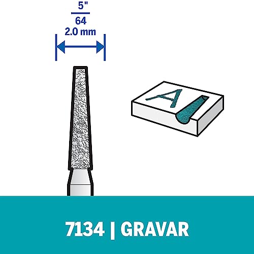 Dremel Ponta Diamantada 7134 Cônic 5/64