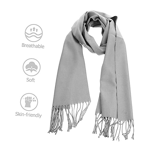 1pc Imitation Cashmere Boy Girl Neck Warmer Solid Color Scarf for Boys and Girls Warm Shawl for Daily Wear Outdoor Activities Chic Comfortable Design4