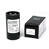 TEMCo 460-552 uF MFD CD60 Start Capacitor 110-125V AC Round | 50/60 Hz Motor Start Capacitor for HVAC, Compressor, Pump