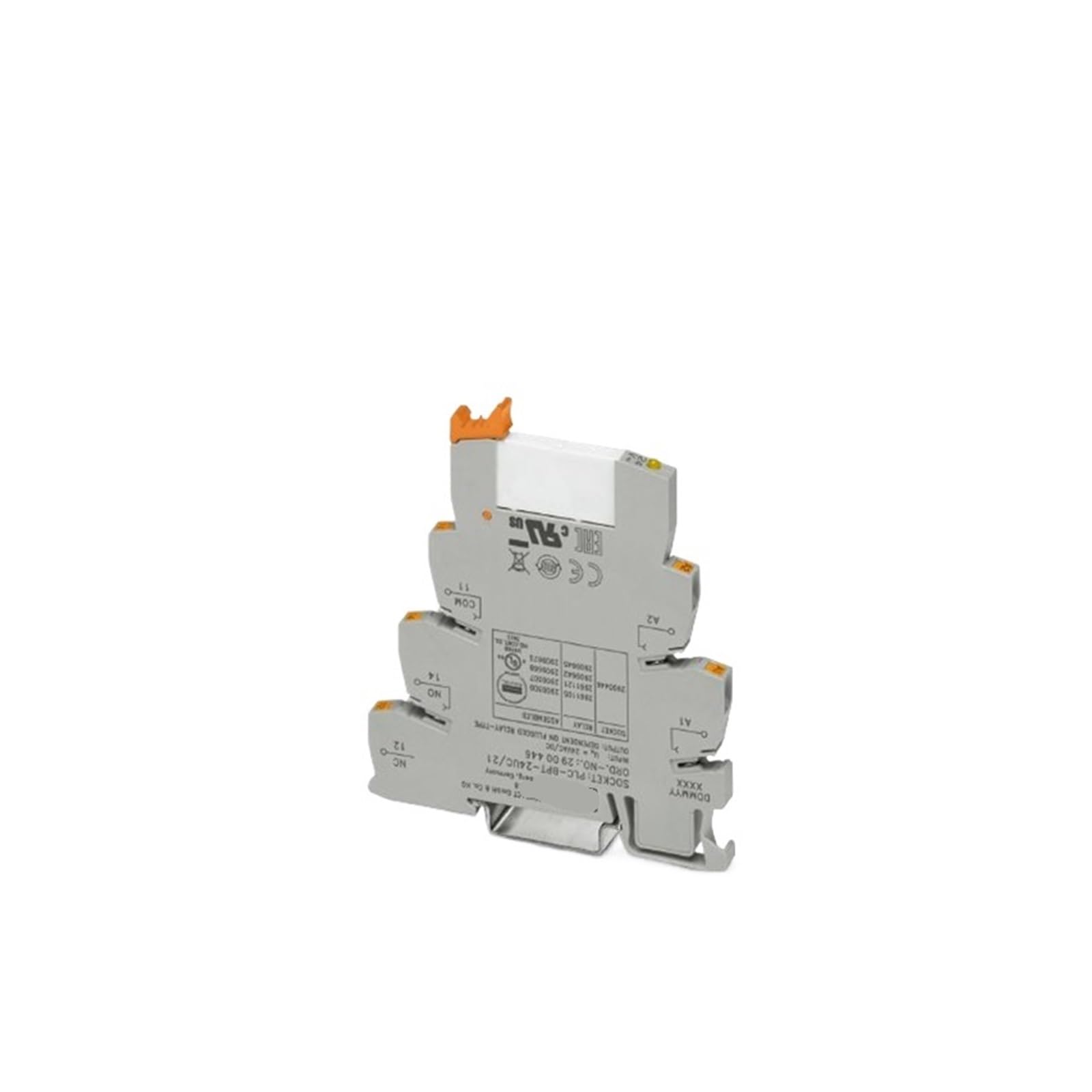 Relais de couplage PLC-RPT-24UC/21AU inverseur statique rail DIN