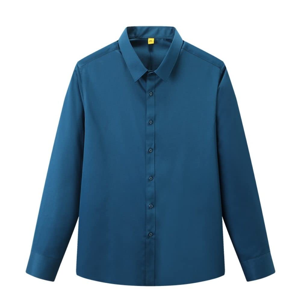 HGJH Herren Flanellhemd, Langärmliges Thermohemd Für Herren Große Größe Einfarbiges Grünes Freizeithemd Button-Down-Baumwollholzfäller-Bequemhemd Lässiges Arbeitshemd Für Männer Und Jungen
