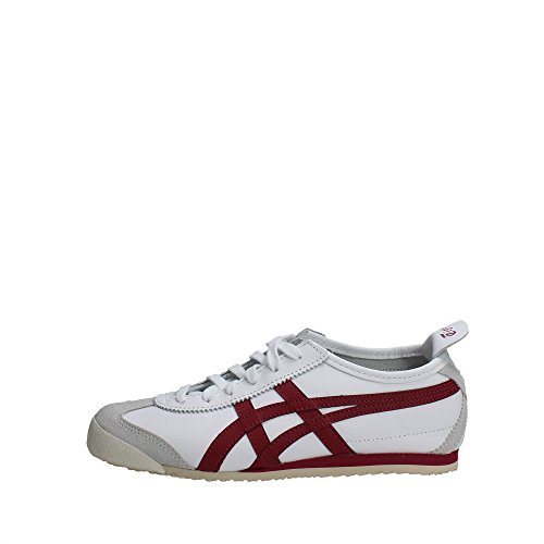Asics D4J2L-0125_White/Burgundy 125