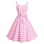 Pink Plaid Dress Fff