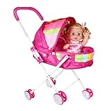 【Grand espace de rangement】 jouets de poussette pour les tout-petits sont des chariots polyvalents. Il dispose d'un grand espace de rangement, il peut donc être utilisé pour ranger certaines des collations préférées de votre enfant ou d'autres petits jouets lorsque vous êtes en déplacement.