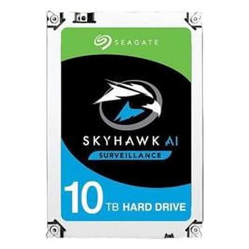 Image of Seagate Skyhawk AI 10 TB Video Internal Hard Drive HDD - 3.5 Inch SATA 6 Gb /s 256 MB Cache for DVR NVR Security Camera System with 3-Years Data Recovery Services (ST10000VE001)