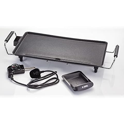 Judge JEA81 Electric Table Top Grill Teppanyaki Hot Plate 43cm x 23cm 2000W - 2 Year Guarantee Cover
