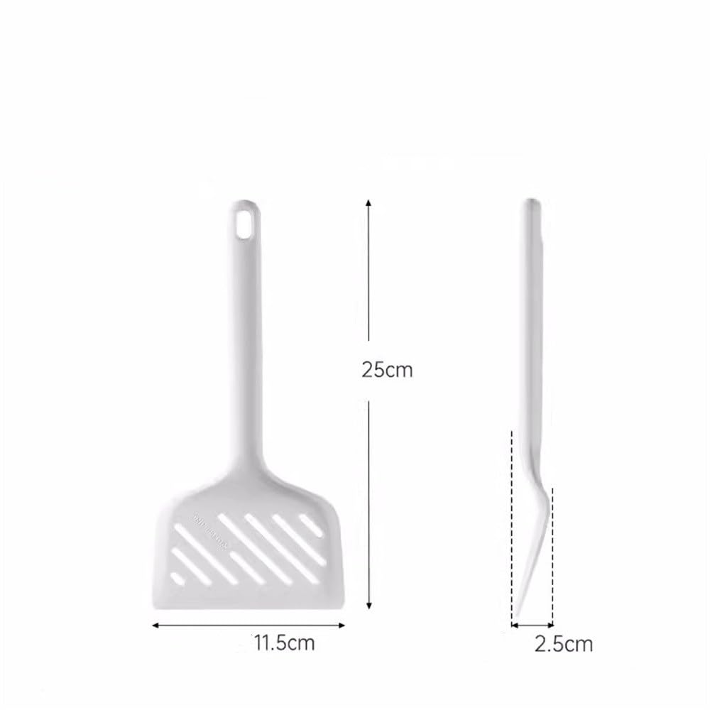 Łopatki,Łopatka do patelni domowej Łopatka silikonowa(White)